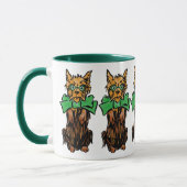 Toto-hond uit de Oude Tovenaar van Oz met Groene S Mok (Links)