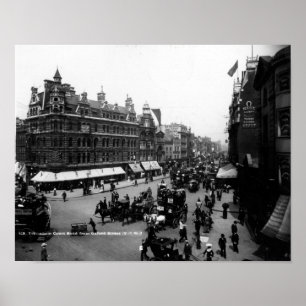 Tottenham Court Road uit Oxford Street Poster