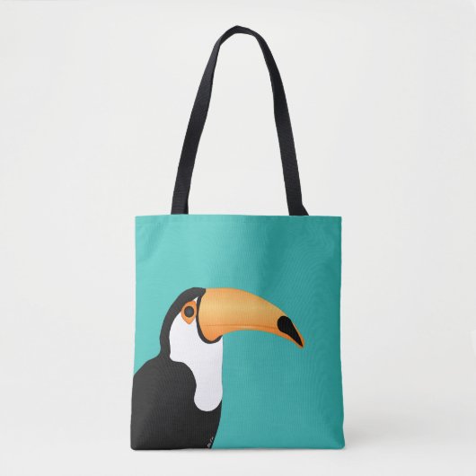Toucan Allover-Tas Tote Bag (Voorkant)