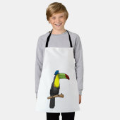 Toucan als politieagent schort (Gedragen)