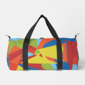 Toucan Beak Abstract Duffel Bag Plunjezak (Voorkant)