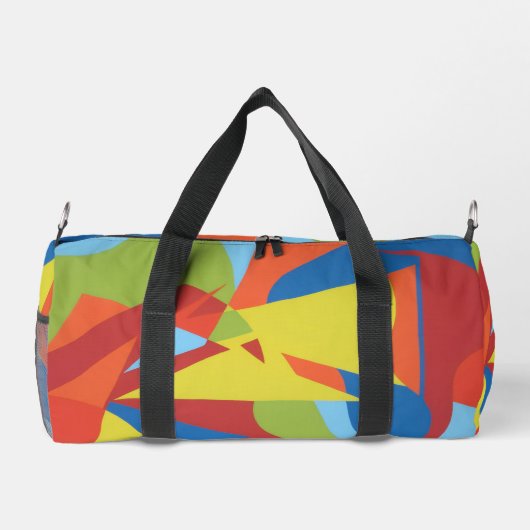 Toucan Beak Abstract Duffel Bag Plunjezak (Achterkant)
