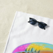 Toucan Bird Beach Serviette Toco Votre Couleur (En situation)