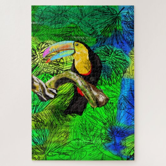 Toucan Bird Jigsaw Puzzle Toco (Vertical)