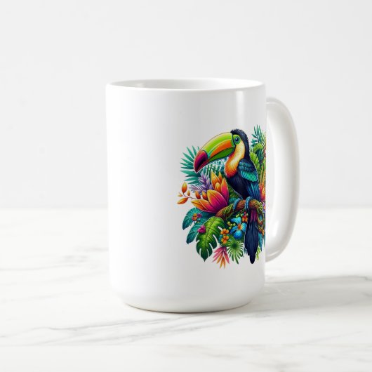 Toucan Bird Koffiemok (Voorkant rechts)