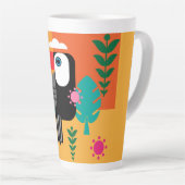 Toucan Bird Lovers Two-Tone Coffee Mok (Rechterhoek)