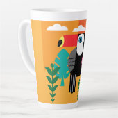 Toucan Bird Lovers Two-Tone Coffee Mok (Linkerhoek)