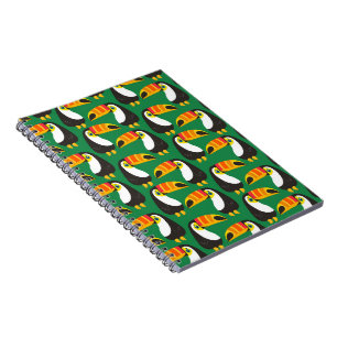 Toucan Bird Oranje Beak Natural Green Animal Notitieboek