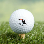 Toucan Birdie Golf Ball Golfballen (Insitu Shirt)