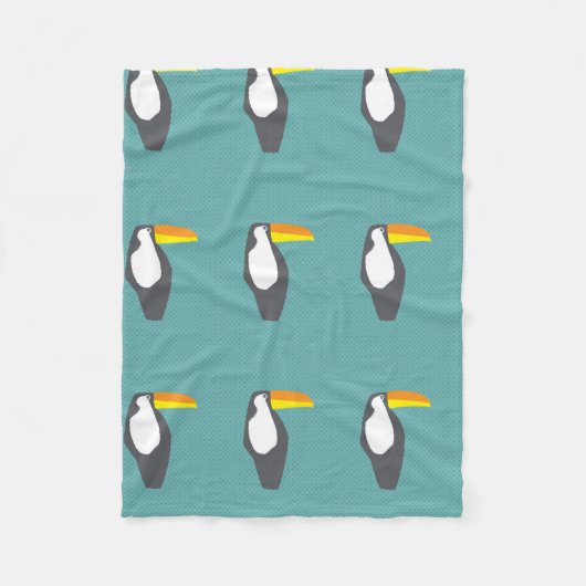 Toucan Blanket Fleece Deken (Voorkant)