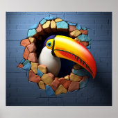 Toucan Break Out Print Poster Artwork Mural (Devant)