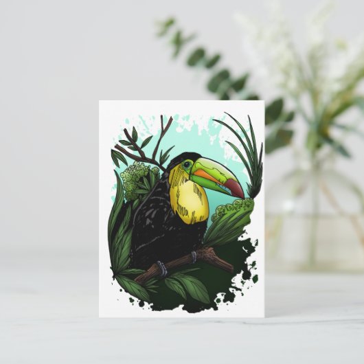 Toucan Briefkaart (Staand voorkant)