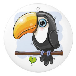 Toucan Ceramic Knob Keramische Knop