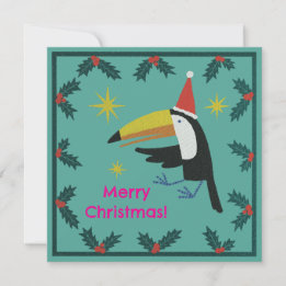Toucan Christmas Feestdagenkaart