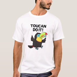 Toucan doen het grappige positieve vogel woordspel t-shirt
