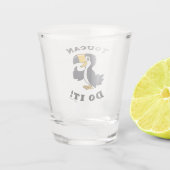Toucan doet het shot glas (Achterkant)