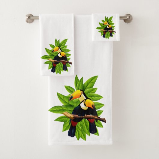 Toucan Duo Bad Handdoek (Insitu)