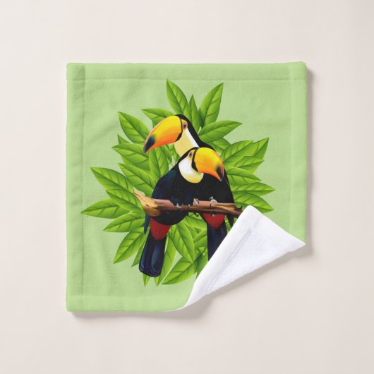Toucan Duo Green (Gant de toilette)