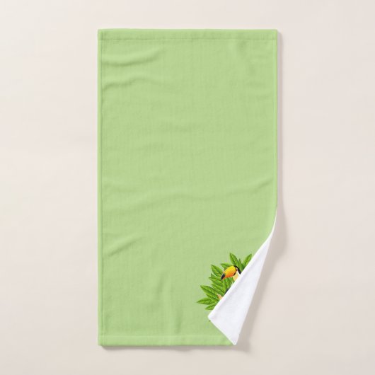Toucan Duo Green Bad Handdoek (Handdoek)
