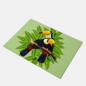Toucan Duo Green Deurmat (Schuin)