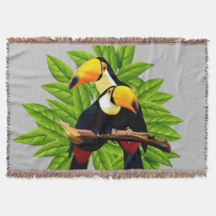 Toucan Duo Silver Deken