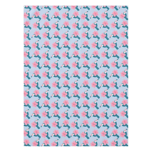 Toucan en hibiscus tafelkleed (Voorkant)