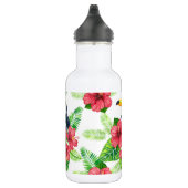 Toucan en tropical bouquet waterfles (Rechts)