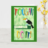 TOUCAN FAIRE - CARTE (Fleur jaune)