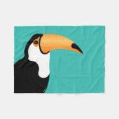 Toucan Fleece Blanket Deken (Voorkant (Horizontaal))