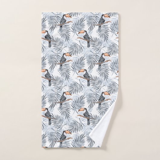 Toucan gris (Serviette à main)