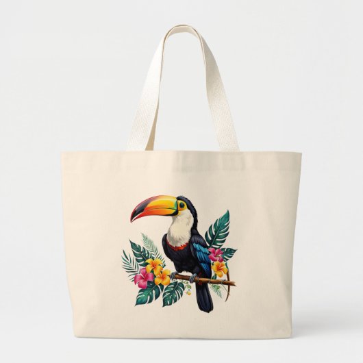 toucan grote tote bag (Voorkant)