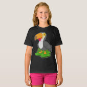 Toucan Halloween Zombie T-shirt (Voorkant volledig)