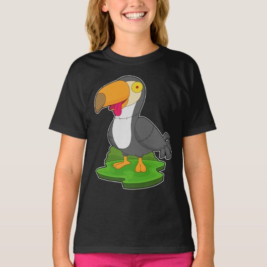 Toucan Halloween Zombie T-shirt (Voorkant)