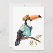 Toucan in Hawaiian shirt Bedankkaart (Voorkant)