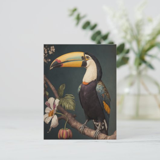 Toucan in het bos Briefkaart (Staand voorkant)