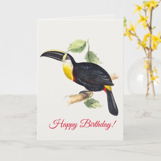Toucan Kaart (Gele Bloem)