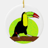 Toucan Keramisch Ornament (Achterkant)