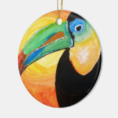 Toucan Keramisch Ornament (Links)