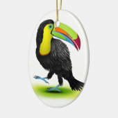 Toucan Keramisch Ornament (Links)
