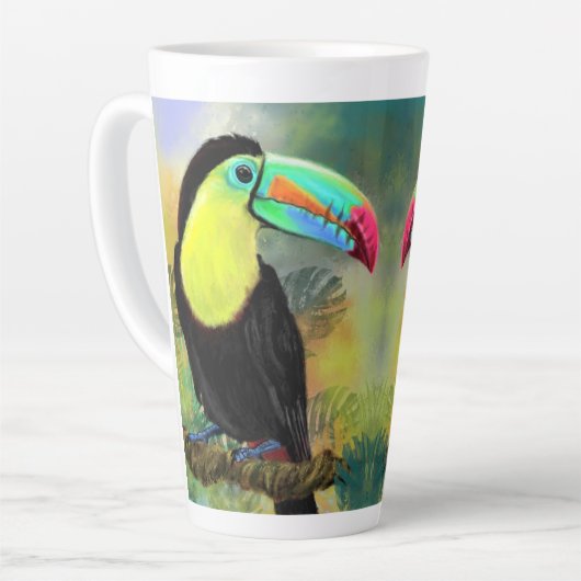 Toucan Latte Mug (Angle gauche)