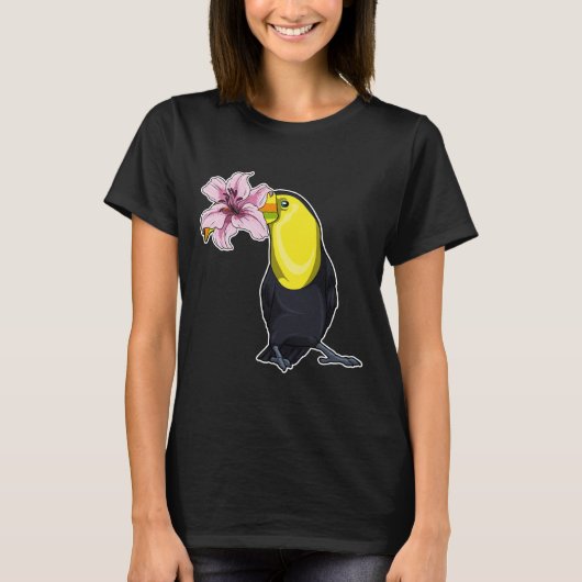 Toucan Lily Flower T-shirt (Voorkant)