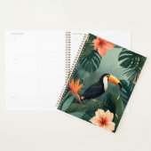Toucan Muse Tropical Botanical Planner (Devant avec enveloppe)