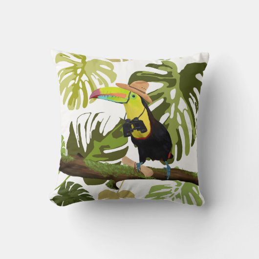 Toucan Oerwoud Explorer Kussen (Voorkant)