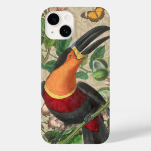 Toucan Oerwoud Tropical Bird Mooi Antiek Case-Mate iPhone 14 Hoesje