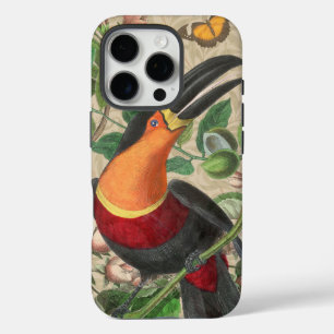 Toucan Oerwoud Tropical Bird Mooi Antiek iPhone 16 Pro Hoesje