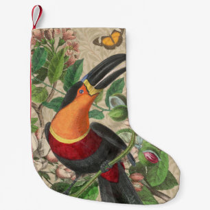 Toucan Oerwoud Tropical Bird Mooi Antiek Kleine Kerstsok