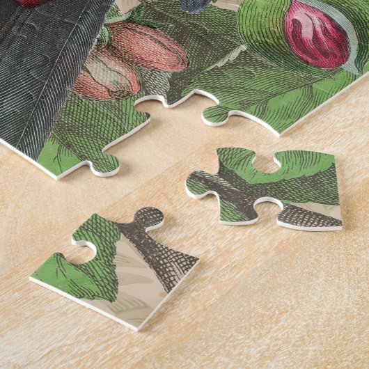 Toucan Oerwoud Tropical Bird Mooi Antiek Legpuzzel (Zijkant)