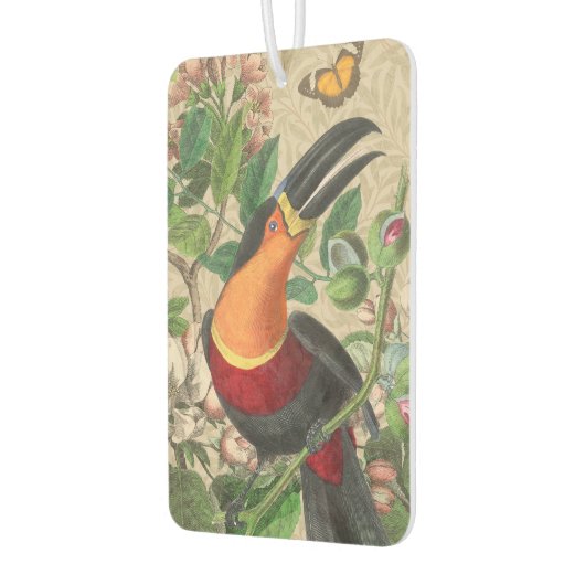 Toucan Oerwoud Tropical Bird Mooi Antiek Luchtverfrisser (Links)