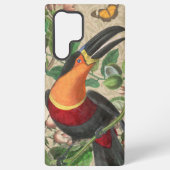 Toucan Oerwoud Tropical Bird Mooi Antiek Samsung Galaxy Hoesje (Achterkant)