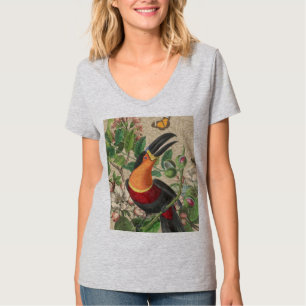 Toucan Oerwoud Tropical Bird Mooi Antiek T-shirt